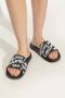 Versace Jeans Couture Slippers & Mules Fondo Shelly Dis. Sq1 in wit - Thumbnail 3