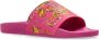 Versace Jeans Couture Rubberen slippers met print Pink Dames - Thumbnail 4