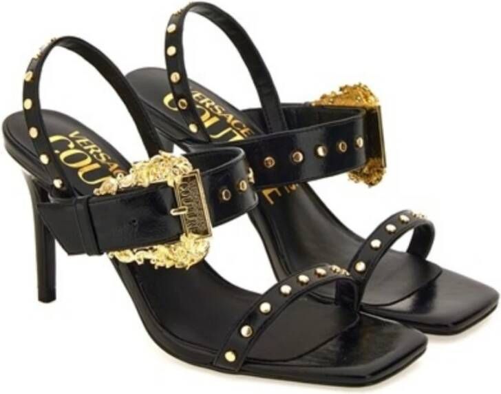 Versace Jeans Couture Sandalen Black Dames