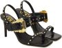 Versace Jeans Couture Zwarte Sandalen voor Vrouwen Black Dames - Thumbnail 4