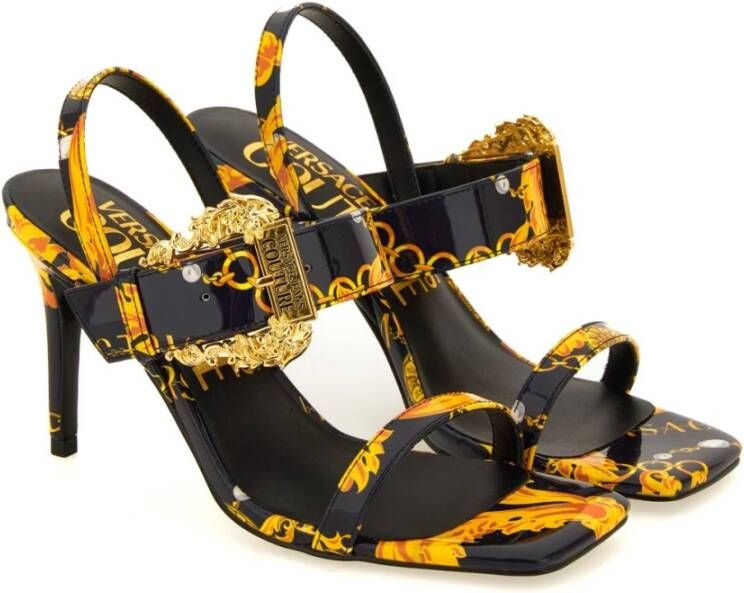 Versace Jeans Couture Sandalen Black Dames