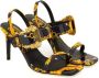 Versace Jeans Couture Zwarte sandalen voor vrouwen Aw24 Multicolor Dames - Thumbnail 4