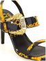 Versace Jeans Couture Zwarte sandalen voor vrouwen Aw24 Multicolor Dames - Thumbnail 5