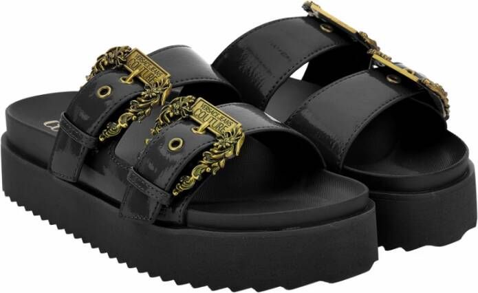 Versace Jeans Couture Sandalen Black Dames