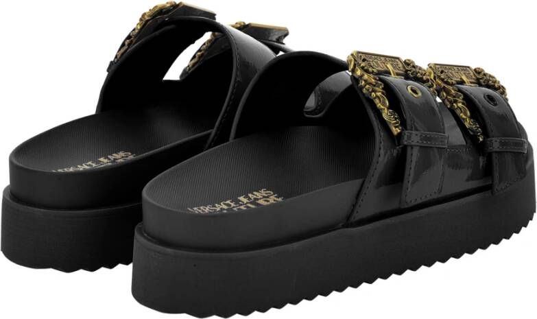 Versace Jeans Couture Sandalen Black Dames