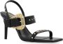 Versace Jeans Couture Zwarte Sandalen voor Vrouwen Black Dames - Thumbnail 9