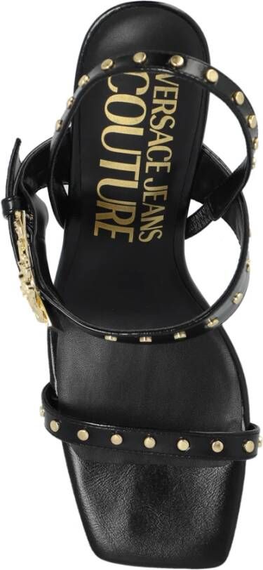 Versace Jeans Couture Sandalen met hak Black Dames