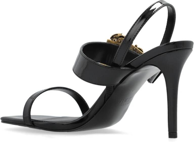 Versace Jeans Couture Sandalettes met hak Black Dames