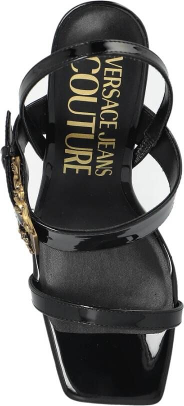 Versace Jeans Couture Sandalettes met hak Black Dames