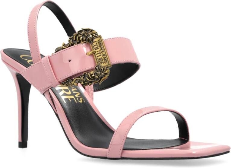 Versace Jeans Couture Sandalettes met hak Pink Dames