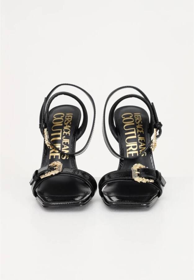 Versace Jeans Couture Sandals Black Zwart Dames