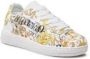 Versace Jeans Couture Barok Print Leren Sneakers voor Vrouwen Multicolor Dames - Thumbnail 9