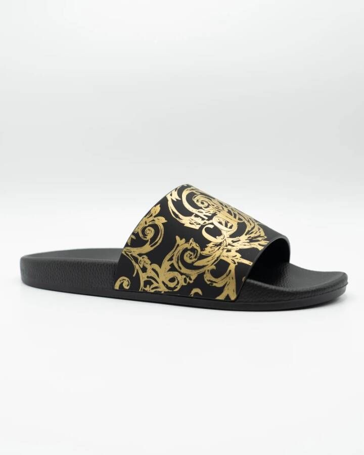 Versace Jeans Couture Sliders Black Heren