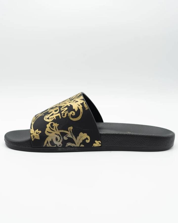 Versace Jeans Couture Sliders Black Heren