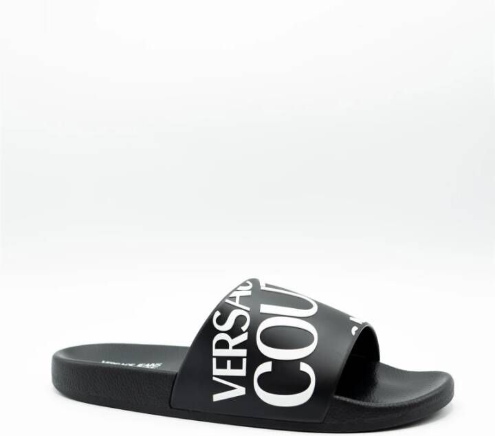 Versace Jeans Couture Sliders Black Heren