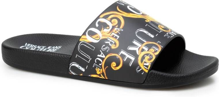 Versace Jeans Couture Sliders Zwart Dames