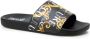 Versace Jeans Couture Zwarte sandalen met couture stijl Black Dames - Thumbnail 8