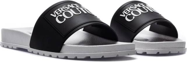 Versace Jeans Couture Sliders Zwart Heren