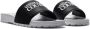 Versace Jeans Couture Zomerse Stijl Sliders 74Ya3Sq2 71353 L01 B W Black Heren - Thumbnail 11