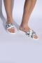 Versace Jeans Couture Logo Multikleur Slides White Heren - Thumbnail 8