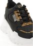 Versace Jeans Couture Zwarte leren met gouden glitter en rubberen zool Black - Thumbnail 11