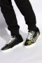 Versace Jeans Couture Zwarte leren logo sneakers Black Heren - Thumbnail 2