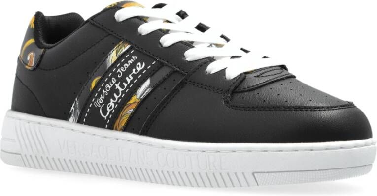 Versace Jeans Couture Sneakers met barokprint Black Dames