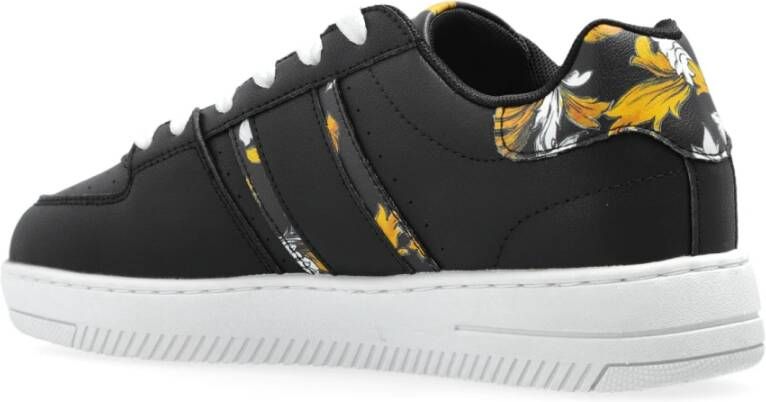 Versace Jeans Couture Sneakers met barokprint Black Dames