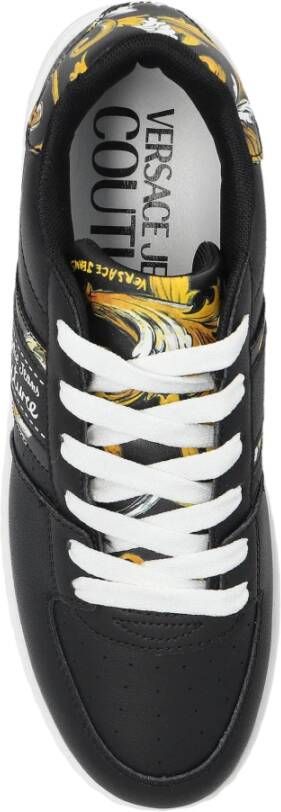 Versace Jeans Couture Sneakers met barokprint Black Dames