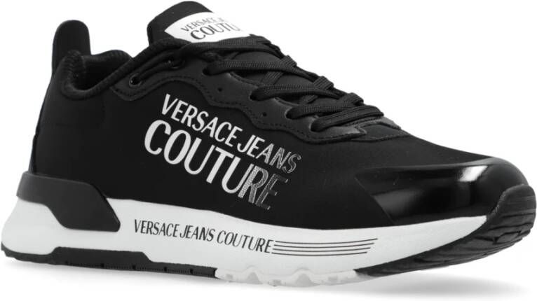 Versace Jeans Couture Sneakers met logo Black Dames