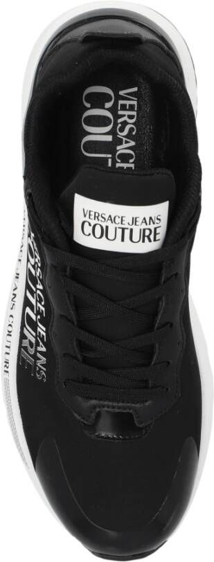 Versace Jeans Couture Sneakers met logo Black Dames