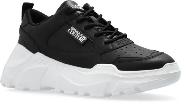 Versace Jeans Couture Sneakers met logo Black Dames