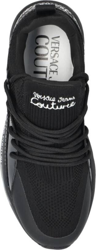 Versace Jeans Couture Sneakers met logo Black Dames