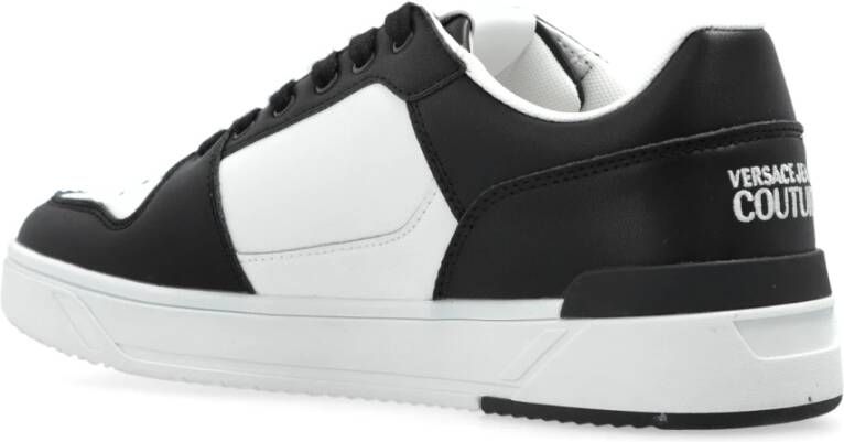 Versace Jeans Couture Sneakers met logo Black Heren