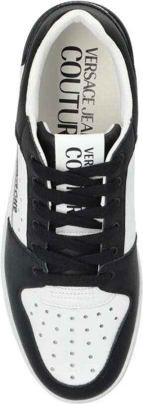 Versace Jeans Couture Sneakers met logo Black Heren