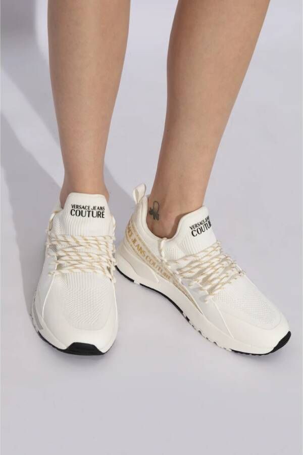 Versace Jeans Couture Sneakers met logo White Dames