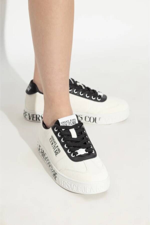 Versace Jeans Couture Sneakers met logo White Dames