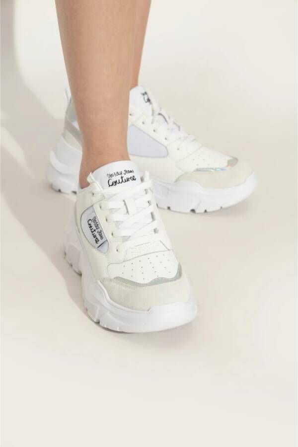 Versace Jeans Couture Sneakers met logo White Dames