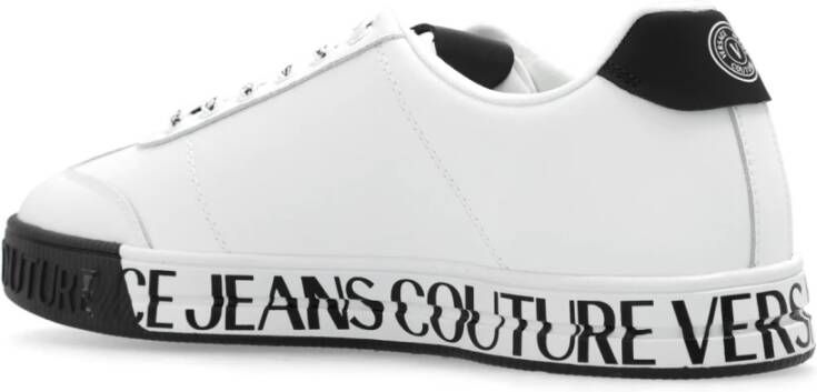 Versace Jeans Couture Sneakers met logo White Heren