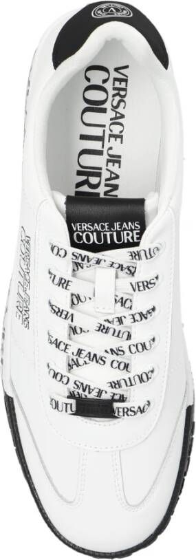 Versace Jeans Couture Sneakers met logo White Heren