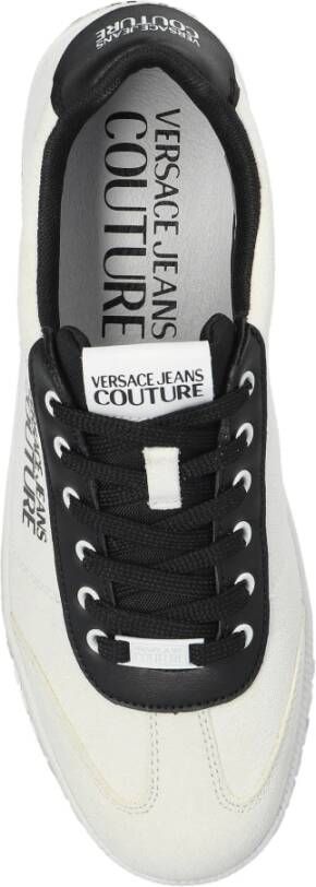 Versace Jeans Couture Sneakers met logo White Heren