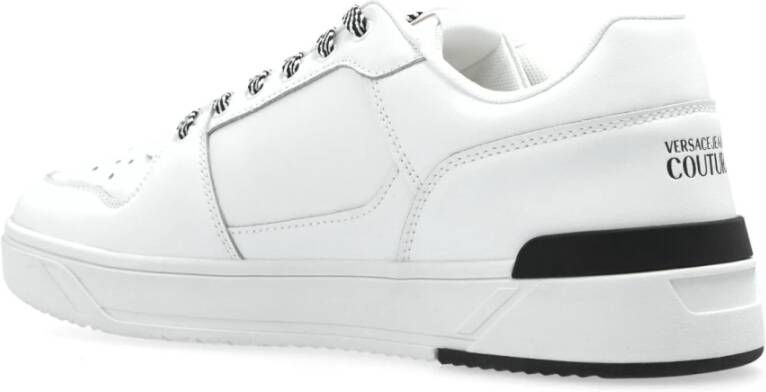 Versace Jeans Couture Sneakers met logo White Heren