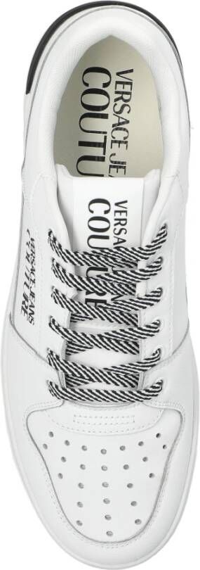 Versace Jeans Couture Sneakers met logo White Heren