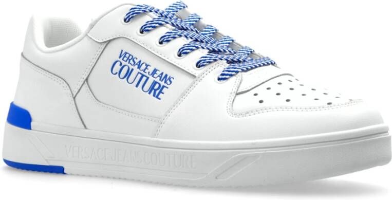 Versace Jeans Couture Sneakers met logo White Heren