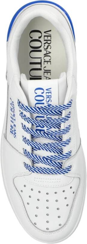 Versace Jeans Couture Sneakers met logo White Heren