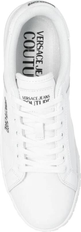 Versace Jeans Couture Sneakers met logo Wit Heren