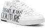 Versace Jeans Couture Witte leren sneakers met lak effect White Heren - Thumbnail 8