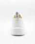 Versace Jeans Couture Witte leren damesschoenen met roségouden logo White Dames - Thumbnail 8