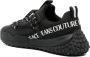 Versace Jeans Couture Zwarte Sneakers met Leren Print en Logo Black Heren - Thumbnail 7