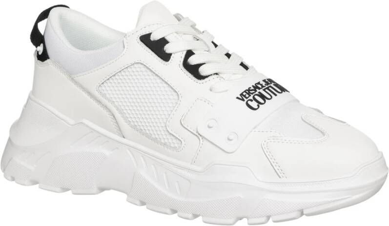 Versace Jeans Couture Speedtrack Plain Veterschoenen White Heren